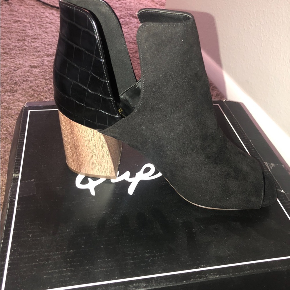 High heeled wedges